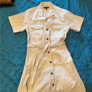 Banana Republic Linen Midi Dress - Size 8